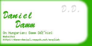 daniel damm business card